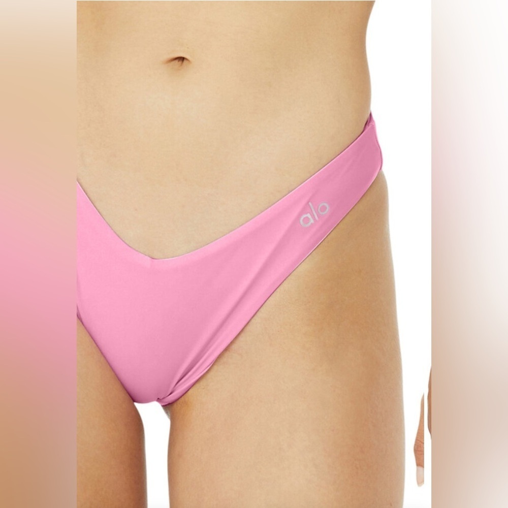 Alo Yoga Alo x Frankies Bikinis Haven Bottom in 90's Pink, Size: L